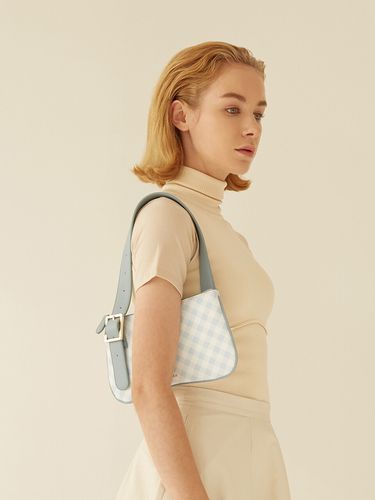 Check Shoulder Bag_Sky Blue - ALKI ALKA - Modalova