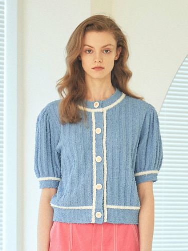 Puff Short Cardigan _ Blue - JOHNNY HATES JAZZ - Modalova