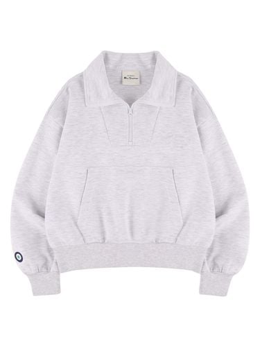 Half Zip-Up Collar Sweatshirt _ - bensherman - Modalova