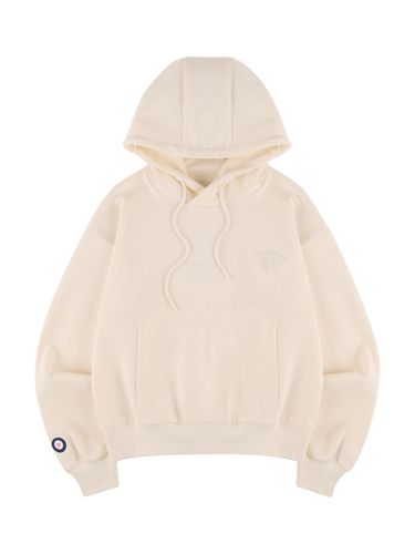 Lettering Hoodie _ Cream - bensherman - Modalova