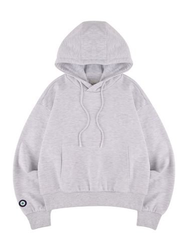 Lettering Hoodie _ Light Grey - bensherman - Modalova