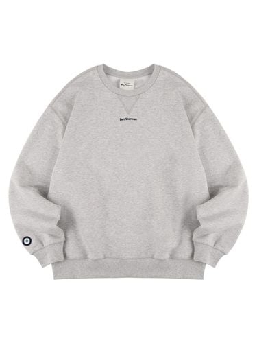 Crew-neck Sweatshirt _ Melange Grey - bensherman - Modalova