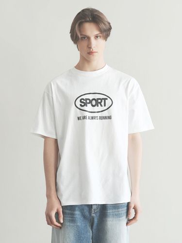 Simple Logo T-Shirt _ White - WAAR FOR MEN - Modalova