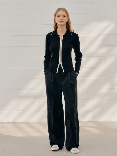 Tucked Line Pants _Black - YUPPE - Modalova