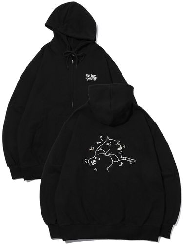 Enjoy CAT Embroidery Zip-Up Hoodie () - CPGN - Modalova