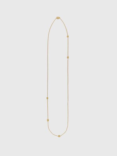 WILKY Logo Station Long Chain Necklace - EENK - Modalova