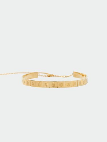 WIO Logo-Engraved Chocker Necklace - EENK - Modalova