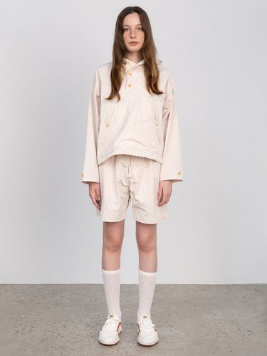 Via Cona Banding Shorts_Light Beige - VIA PLAIN - Modalova