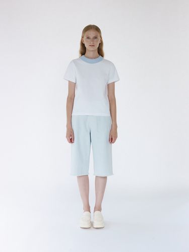 Lina Knit Crewneck Top - Baby Blue - gu_de - Modalova