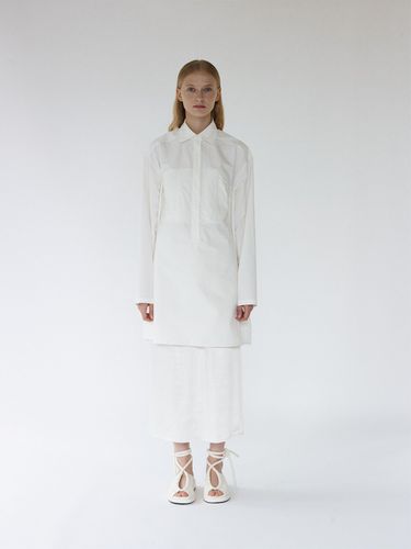 Karina Bustier Shirt Dress - White - gu_de - Modalova