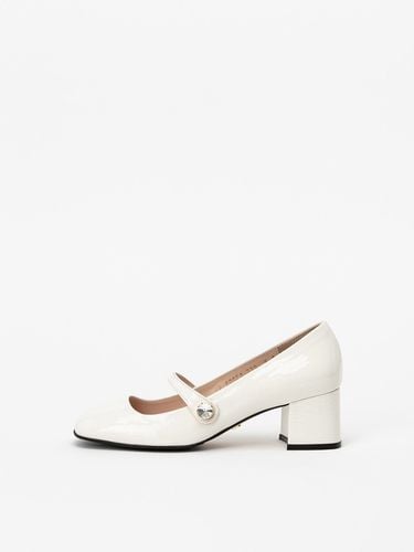 Flotina Mary Jane Pumps_Milky White Patent - CHAUSSURE LAPIN - Modalova