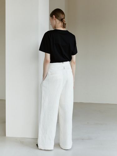 RTS Wrinkle Wide Trousers - MOHAN - Modalova