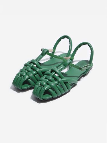 Signature Hand-made Roll Strap Laura Sandal_Forest - ARER - Modalova