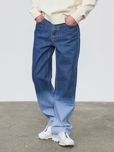 Gradient Denim Pants_Blue - THE KNIT COMPANY - Modalova