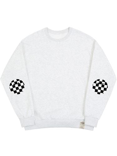 Elbow Checker Dot Smile Sweatshirt - GRAVER - Modalova