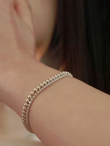 Silver Tennis Bracelet - Less is more - Modalova