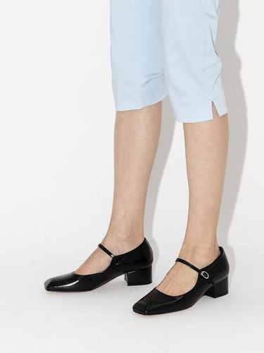 Coda Mary Jane Pumps_Wrinkled Black - CHAUSSURE LAPIN - Modalova