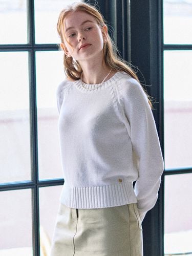 Basic Crop Pullover Knit - Fabricology - Modalova