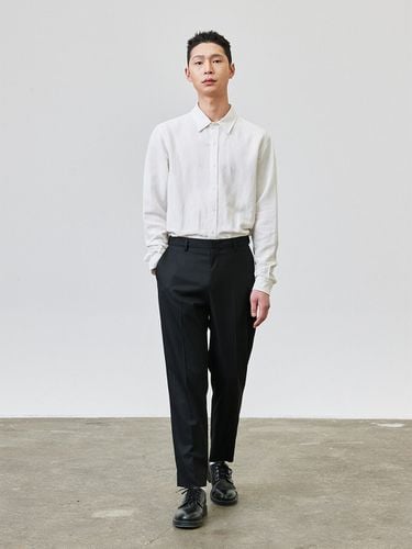 Modernize Tapered Fit Slacks_Black - THE KNIT COMPANY - Modalova