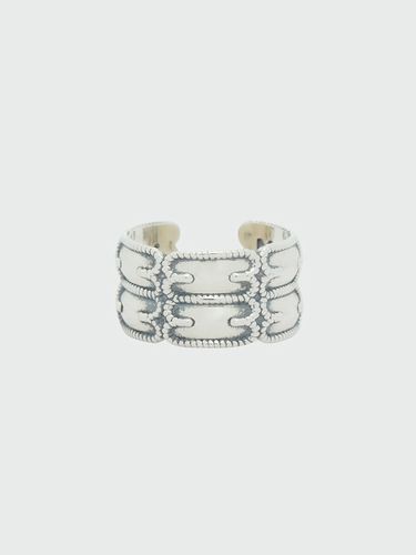 WOLD Double-Band Logo Ring - Silver - EENK - Modalova