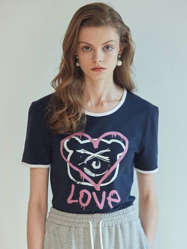 Love Full Crop T-shirt _ Gray - JOHNNY HATES JAZZ - Modalova