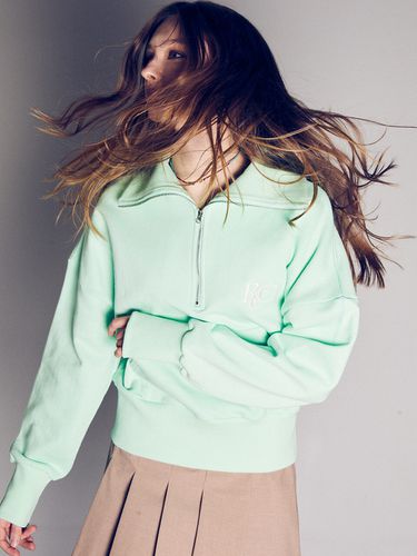 RCC Half Zip-up Sweatshirt _ Mint - ROCCI ROCCI - Modalova