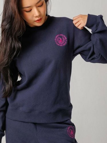 Classic Emblem Sweatshirts _ Navy - CLEVER FIELD - Modalova