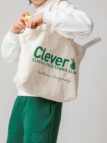 Tennis Logo Carry All Eco Bag - CLEVER FIELD - Modalova