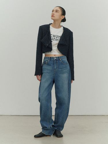 Awake Denim Trouser_Blue - J.Chung - Modalova