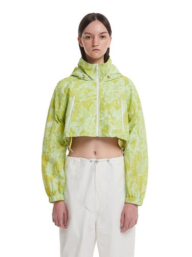 Tie-Dye Cropped Jacket (Green) - Trunk Project - Modalova