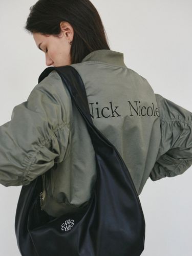 Nicole Volume Bomber Blouson_Khaki - NICK&NICOLE - Modalova