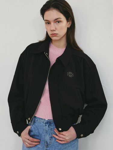 Nicole Semi Crop Blouson_Black - NICK&NICOLE - Modalova