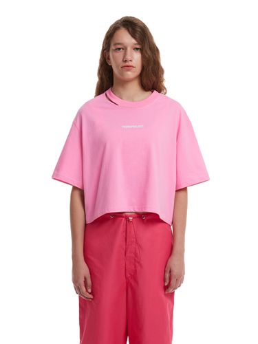 Ripped Hole T-Shirt (Pink) - Trunk Project - Modalova