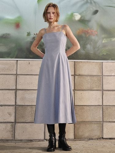 Slip Line Button Detail Dress - ETMON - Modalova