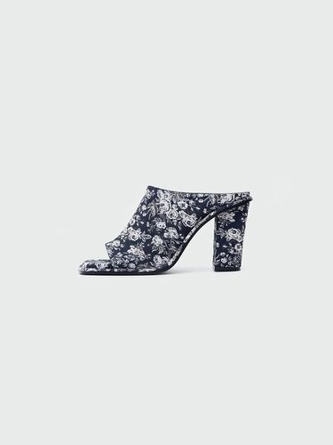 Wunky Chunky Heeled Sandals_Navy Multi - EENK - Modalova