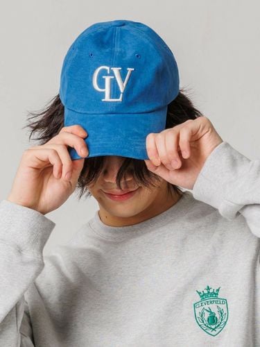 Classic Embossed Logo Ball Cap_Blue - CLEVER FIELD - Modalova