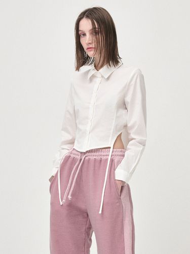 Side Shirring Slim Shirt - ETMON - Modalova