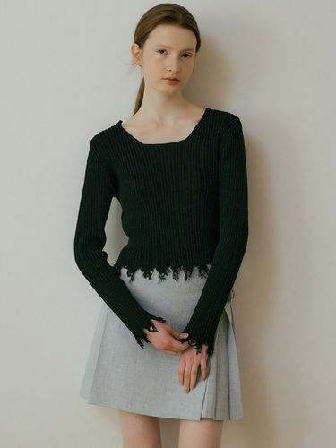 Vintage Square Knit _ Black - VERBE - Modalova