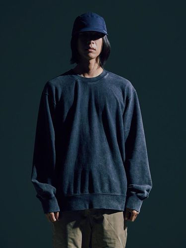 Pigment Dyeing Sweatshirt [Black] - Slowpoke - Modalova