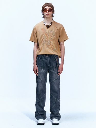 Paneled Carpenter Bootcut Jeans _ - ADSB ANDERSSON BELL for MEN - Modalova