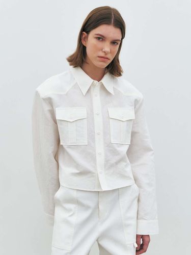 Military Linen Shirts (Off White) - MAISONMARAIS - Modalova