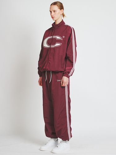 Number Windbreaker Jogger Pants_Wine - CRANK - Modalova