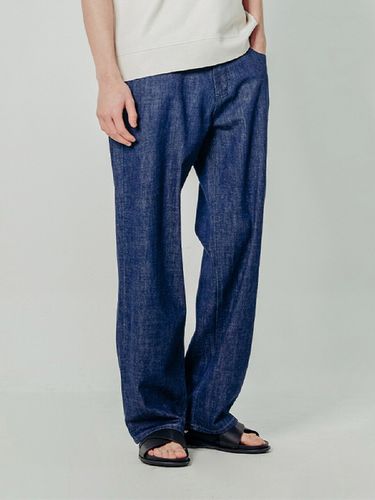 Vintage Loose Wide Fit Denim Pants - ADHOC - Modalova