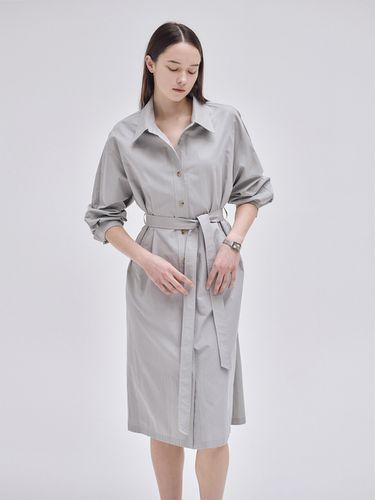 Spring Trench Dress_Mint - NILBY P - Modalova