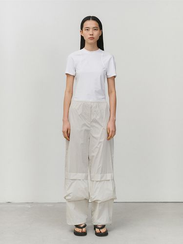 Drawstring Pocket Pants _Light Beige - AMOMENTO - Modalova