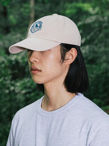 Mountain Club 6 Panel Cap [Beige] - Slowpoke - Modalova