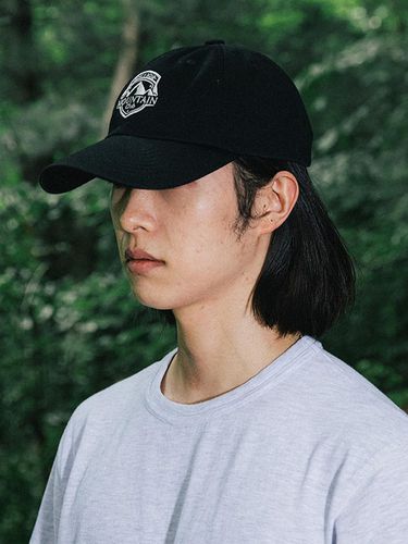 Mountain Club 6 Panel Cap [Black] - Slowpoke - Modalova