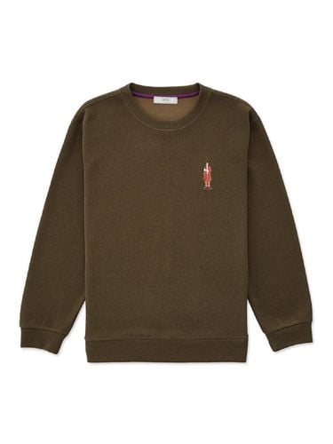 Oversized Artist Knit Top (Khaki) - STCO - Modalova