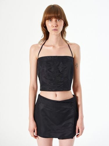 Nylon Strap Tube Top_Black - DIAGONAL - Modalova