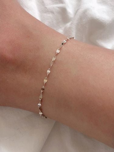 Silver 925 Twinkle Anklet - byweekend - Modalova